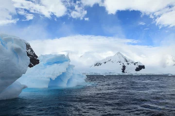 Rolgordijnen Eisberge in der Anarktis © hecke71