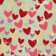 gray background with heart and point