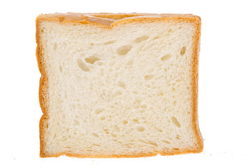 Bread isolated on white background