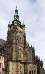 Fototapeta na wymiar St Vitus Cathedral, Praga