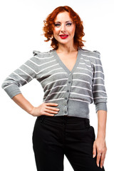 Young, beautiful and successful businesswoman