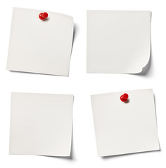 white note paper office business