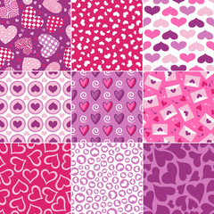 seamless heart pattern for valentines day