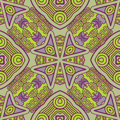Vector square decorative design element