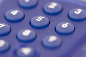 close up of a dial pad with shallow depth of field
