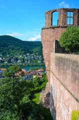 Fototapeta na wymiar Heidelberg ruiny zamku 4