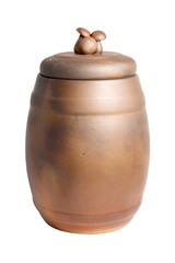 Керамические изделия. Изолировано на белом фоне