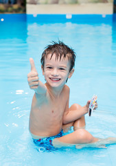 Baby in a pool