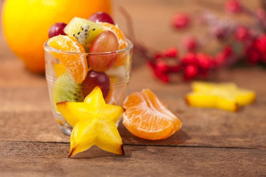 Obst im Glas