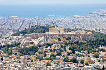 Fototapeta na wymiar Athens cityscape i Akropolu