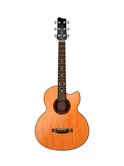 Naklejka premium acoustic guitar