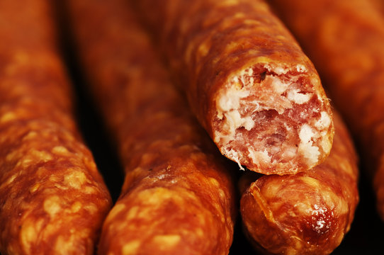 Rauchpeitschen,ger&auml;ucherte Wurstspezialit&auml;t