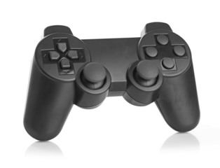 gamepad on white background