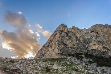 Rocks mountain in Sicily