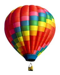 Photo sur Plexiglas Ballon montgolfière isolé