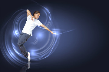 Modern style dancer