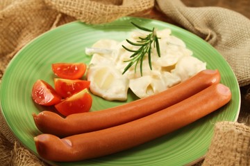 Rustikales Abendessen