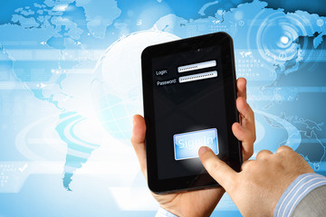 login with email and password