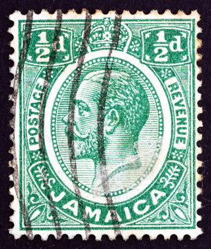 Postage stamp Jamaica 1927 King George V