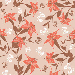 Floral seamless pattern