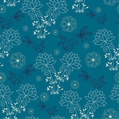 floral seamless pattern