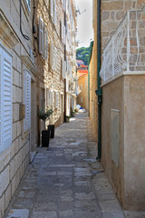 Narrow Dubrovnik street