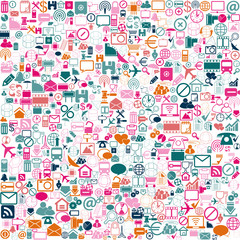 Network background, vector