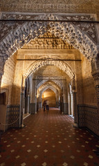 Fototapeta premium Wall Motif, Nasrid Palace, Alhambra, Spain