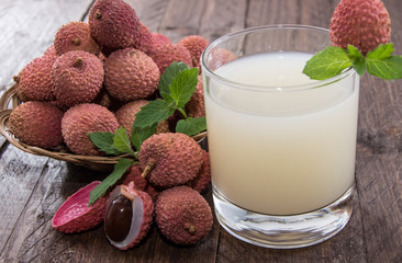 Fresh made Lychee Juice © HandmadePictures