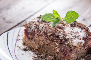 Fresh baked Chocolate Cake