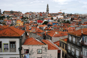 Fototapeta na wymiar Panoramic view on Porto, Portugal