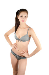 Fototapeta premium Beautiful girl in a underwear