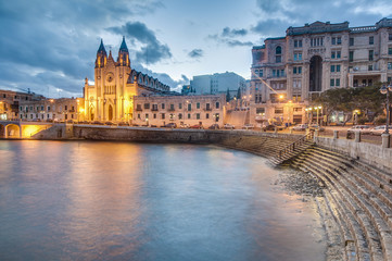 Our Lady of Mount Carmel in Balluta bay, Malta