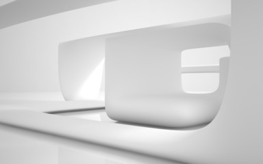 Abstract Architecture.Concept of a modern building