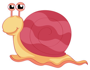 A smiling snail
