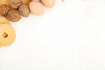 Ingredients - copy space