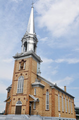 Obraz premium Church of St. Joseph, Carleton-sur-Mer, Quebec (Canada)