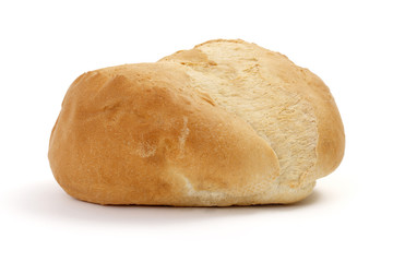 Fototapeta na wymiar single chleb na białym tle
