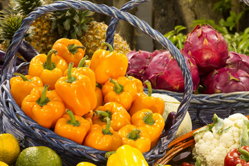 Yellow chilli peppers for adv or others purpose use