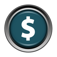 Obraz premium Dollar, paiement, cash, bouton, internet, icône, web