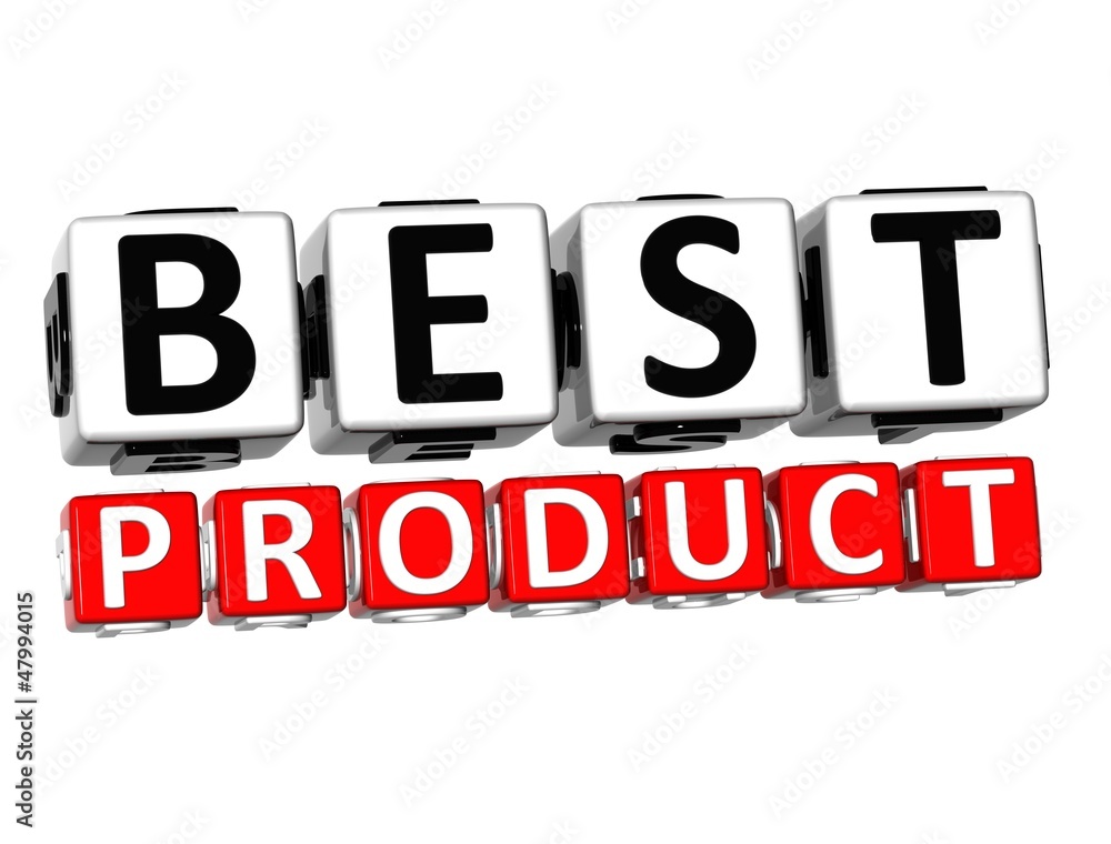 Poster 3d best product button click here block text