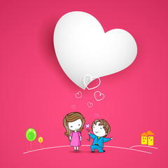 Man proposing Lady