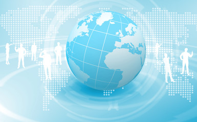 Planet as symbol of social networking