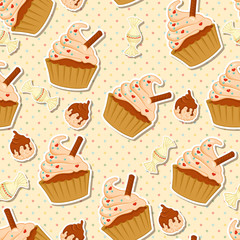 Tasty seamless pattern