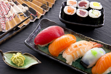 Sushi und rolls