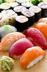 sushi und rolls