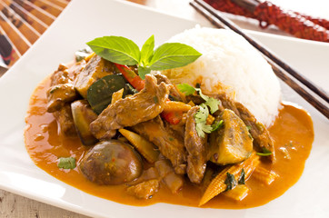 Rotes Thai curry
