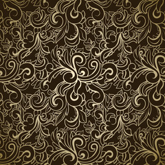 Damask seamless backgrounds