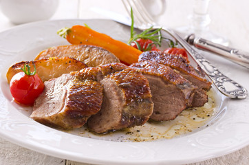 gänsebrust gebraten