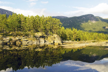 Nature in setesdalen, norway